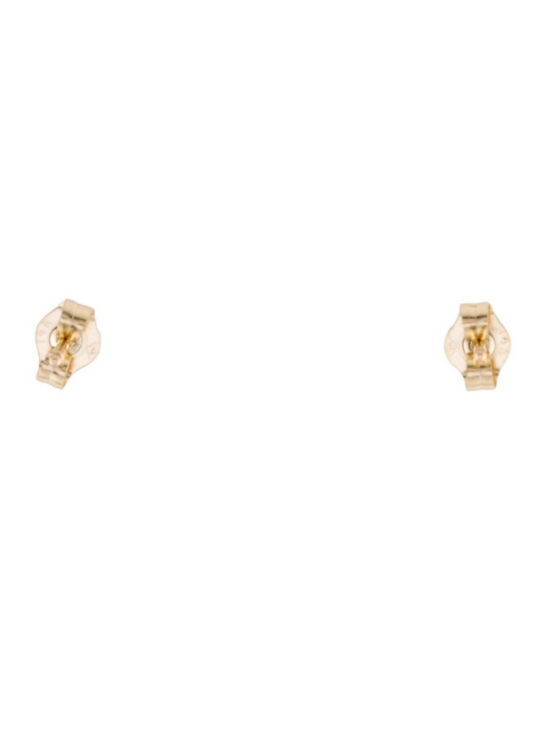 Genuine 14k Yellow Gold, .25 Carat, Lab-Grown Diamond Earrings. Nwot. — image 5 of 8